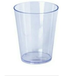COPO RUBIZINHO ACRÍLICO TRANSPARENTE 200ML unidade